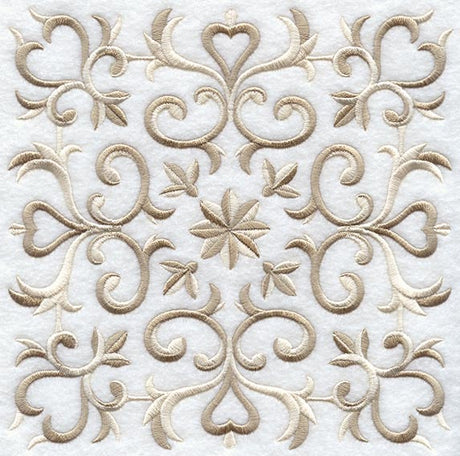 Victorian Scrollwork Square