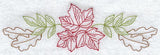Autumn Leaves Arch (Redwork)