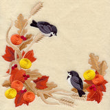 Autumn Chickadees Square