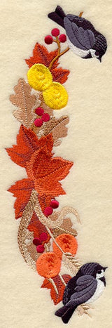 Autumn Chickadees Spray - Lg