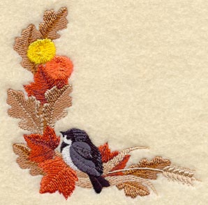 Autumn Chickadee Corner