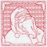 Santa Claus Square (Trapunto)