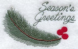 Season's Greetings and Pine Bough (Cardstock)