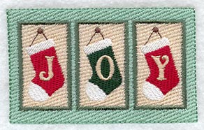 Joy Stocking (Cardstock)