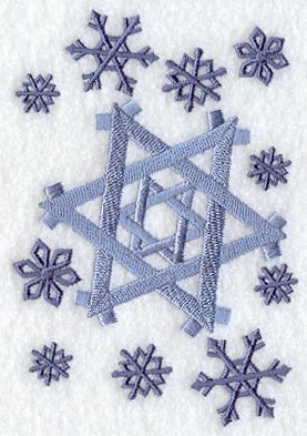Star of David Snowflake