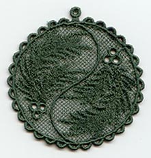 Pine Bough Ornament (Lace)