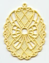 Gift Bow Ornament (Lace)