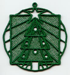 Christmas Tree Ornament (Lace)