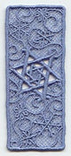 Star of David Snowflake Bookmark (Lace)