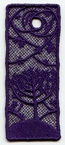 Menorah Tree Bookmark (Lace)