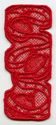 Christmas Ornament Bookmark (Lace)