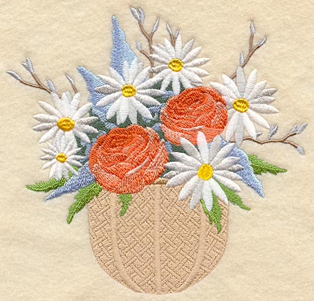 Seasons Floral Basket - Summer