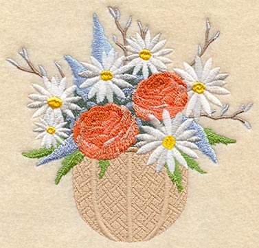 Seasons Floral Basket - Summer