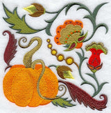 Jacobean Pumpkin Square