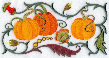Jacobean Pumpkin Rectangle
