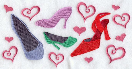 Shoes and Hearts Rectangle
