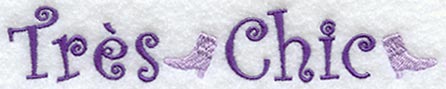 Tres Chic Border