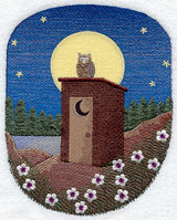 Owl and Outhouse (Night)