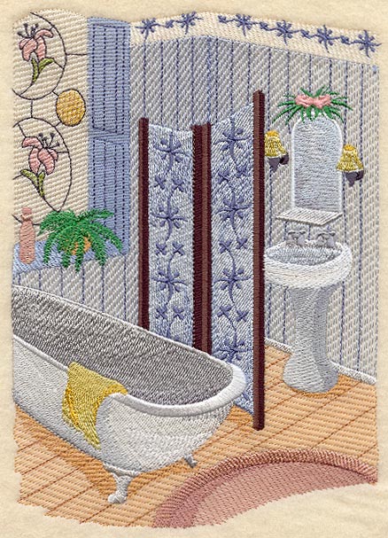 Victorian Bath Scene 2