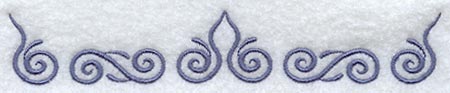 Victorian Bath Scroll Border