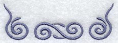 Victorian Bath Scroll Border