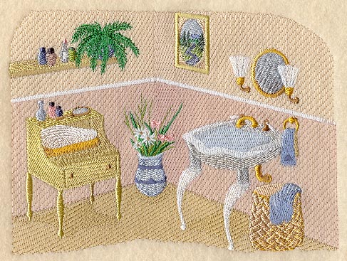 French Boutique Bath Scene 2