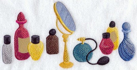 French Boutique Bottles Rectangle