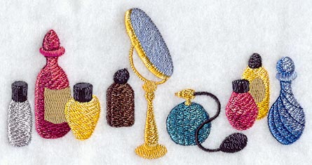 French Boutique Bottles Rectangle