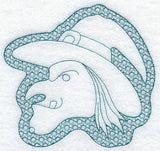 Witch Profile (Trapunto)