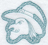 Witch Profile (Trapunto)