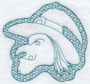 Witch Profile (Trapunto)