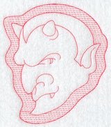 Devil Profile (Trapunto)