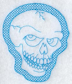 Laughing Skull (Trapunto)