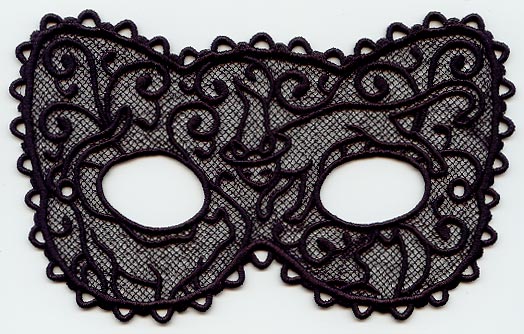 Slinking Cats Mask - Large (Lace)
