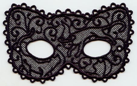 Slinking Cats Mask - Large (Lace)