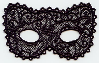 Slinking Cats Mask - Large (Lace)
