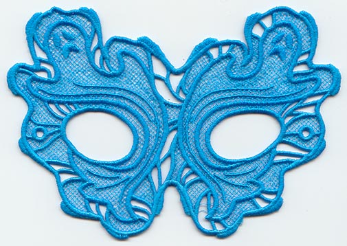 Howling Ghost Mask - Large (Lace)