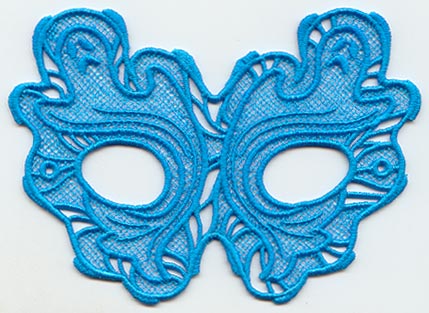 Howling Ghost Mask - Large (Lace)