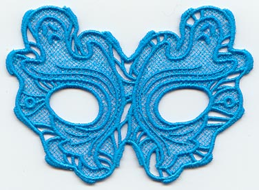 Howling Ghost Mask - Large (Lace)