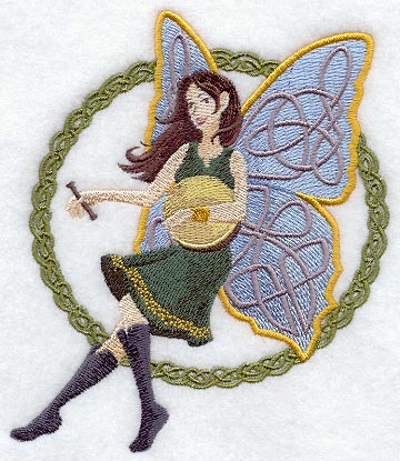 Bodhran Celtic Fairy