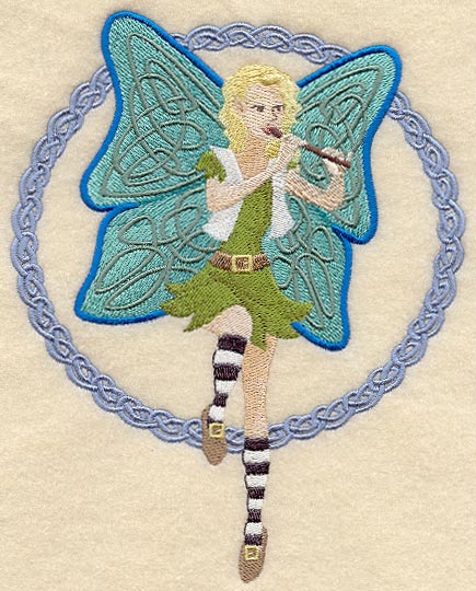 Whimsical Whistling Celtic Fairy