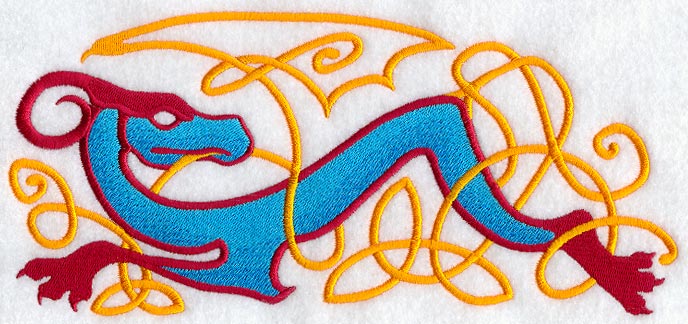 Celtic Dragon and Knotwork
