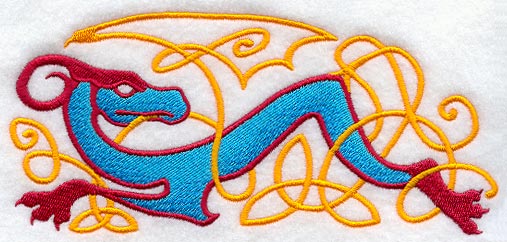 Celtic Dragon and Knotwork