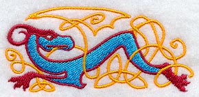Celtic Dragon and Knotwork