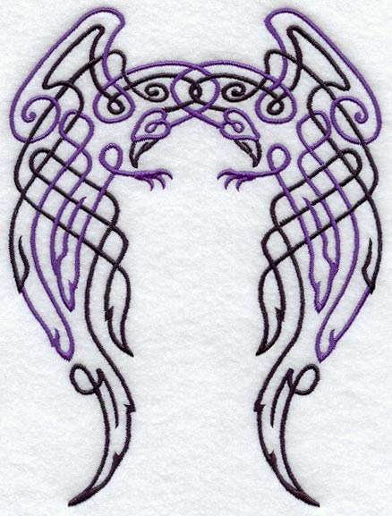Celtic Knotwork Raven