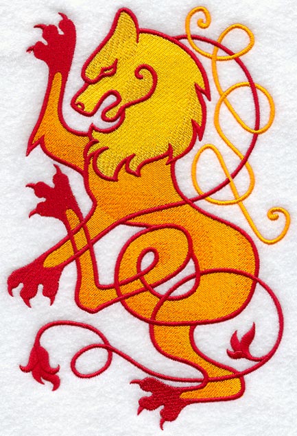 Celtic Lion and Knotwork