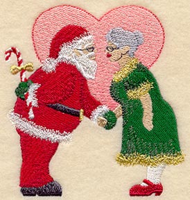 Pucker Up, Santa and Mrs. Claus