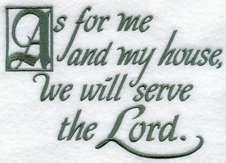 We Will Serve the Lord