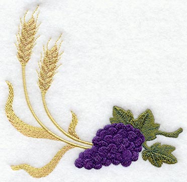 Grapes and Wheat Corner