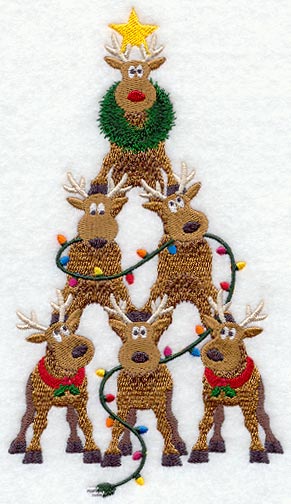 Reindeer Christmas Tree